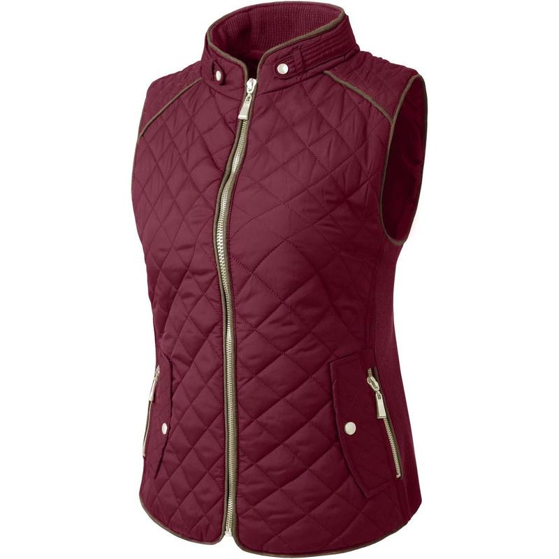 NE PEOPLE Womens Lightweight Quilted Padding Zip Up Vest Gilet(S-3XL)