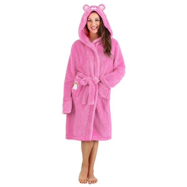 Adult Care Bears Cheer Bear Hooded Robe