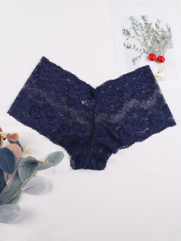  Floral Lace Hollow Out Knicker, Summer Wear 2024, Back To School Wear, Soft Comfy Breathable Panties for Women, Womens Underwear, Women's Underwear for All Seasons