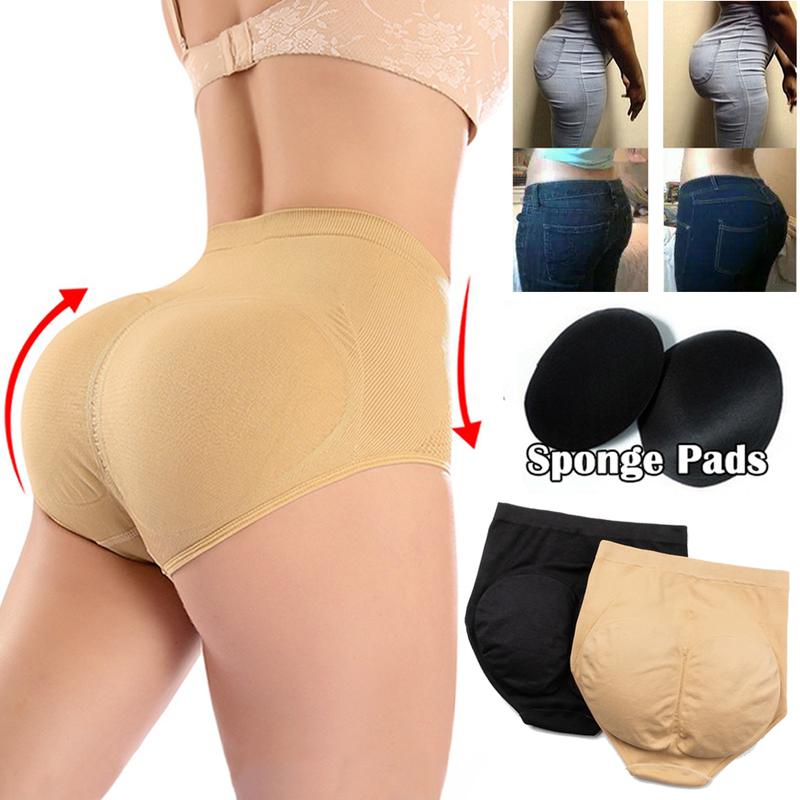 Women's Butt Lifting Padded Shaper Panties Buttock Underwear Briefs Breathable & Comfortable Stretch Fabric, Lady Shapewear Bottoms Womenswear