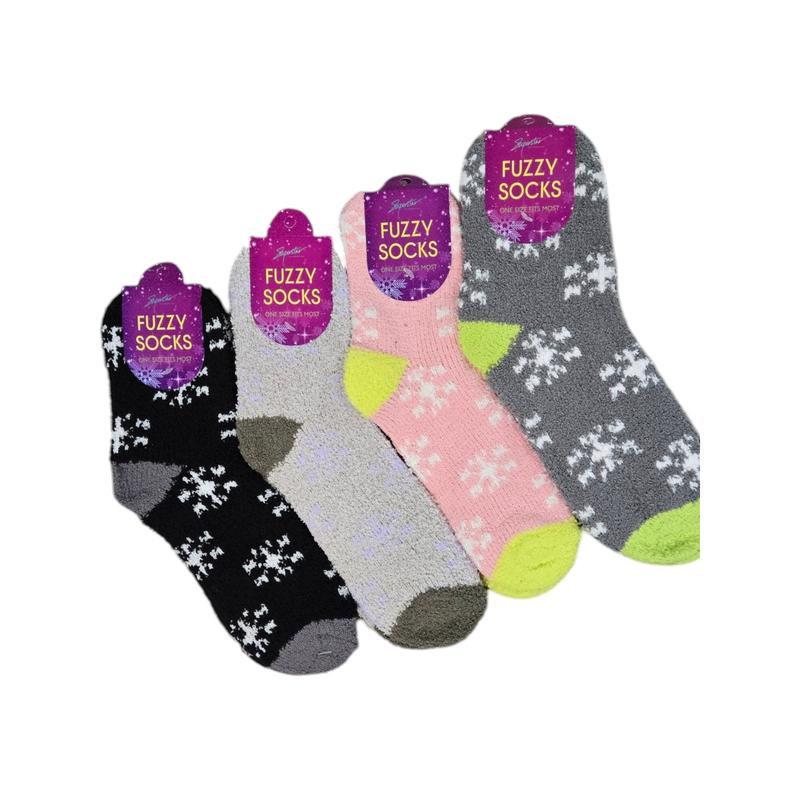 Time To Cuddle Up Cozy Christmas Socks