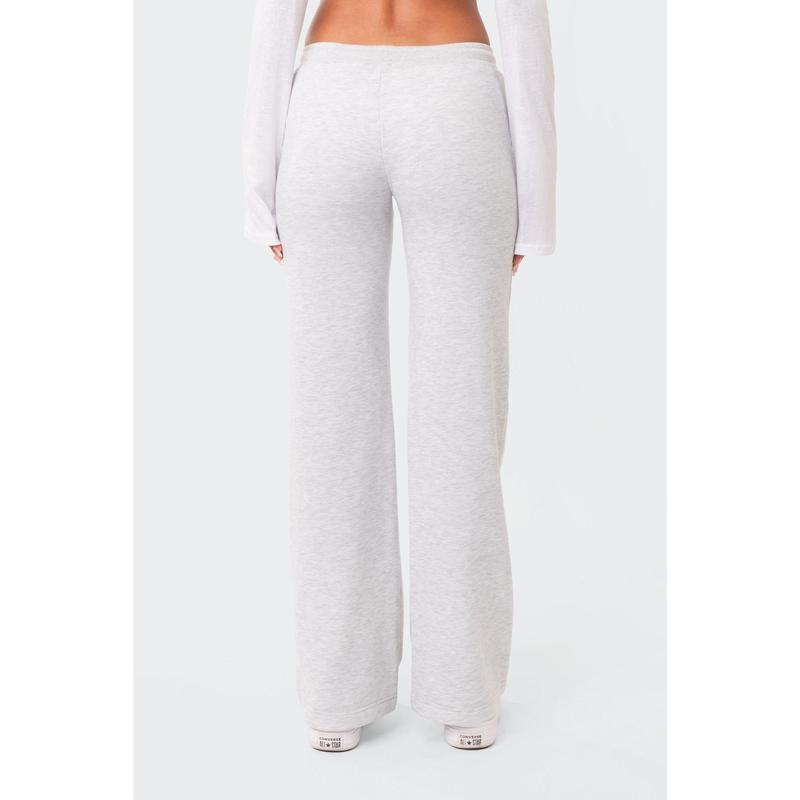 Dramatic Low-Rise Sweatpants