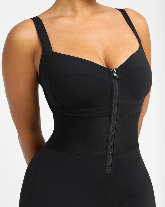 Shapellx AirSlim ElasticFuse Waistband Shaping Jumpsuit Shapewear Comfortable Womenswear Simple Outfit Sales