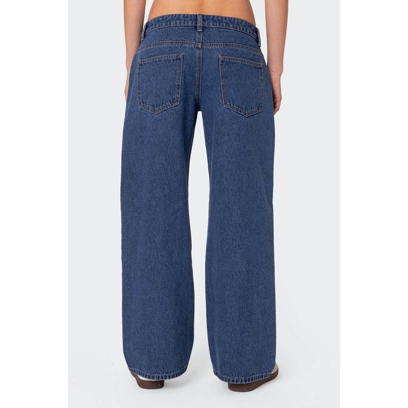 Petite Raelynn Washed Low Rise Jeans