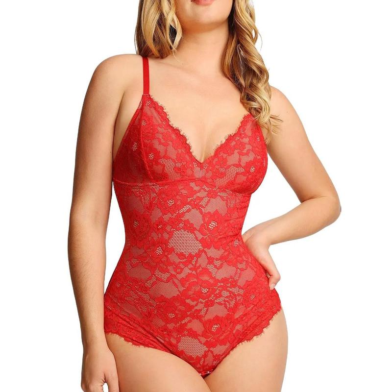 Popilush Full Lace Shapewear Bodysuit Celebrity Live