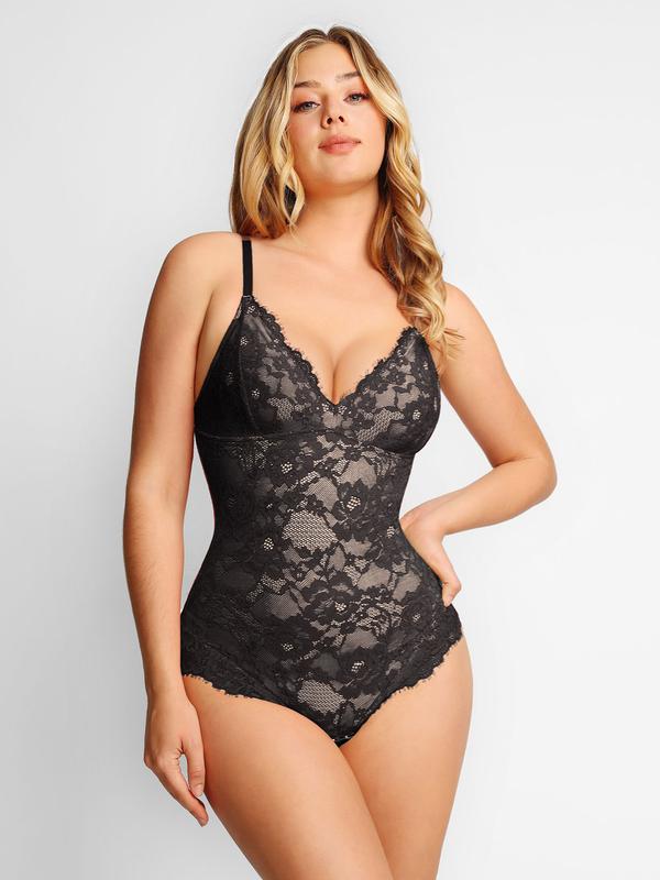 Popilush Full Lace Shapewear Bodysuit Celebrity Live