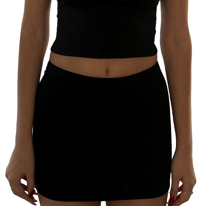 Women´s Spring Summer Mini Skirts Solid Color Mid Waist Streetwear A-line Skirts