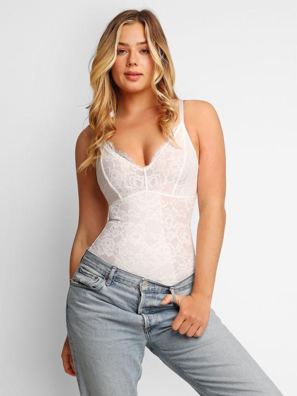 Popilush Full Lace Shapewear Bodysuit Celebrity Live