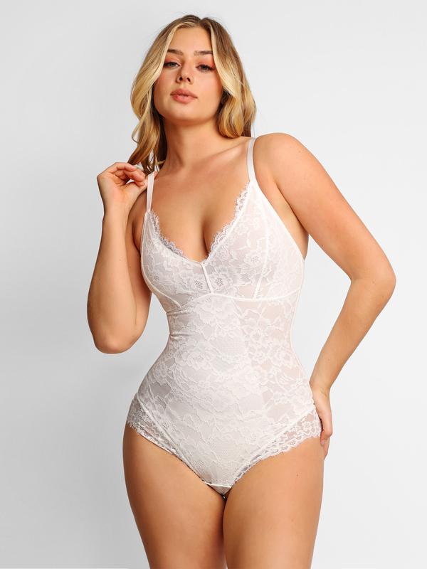 Popilush Full Lace Shapewear Bodysuit Celebrity Live