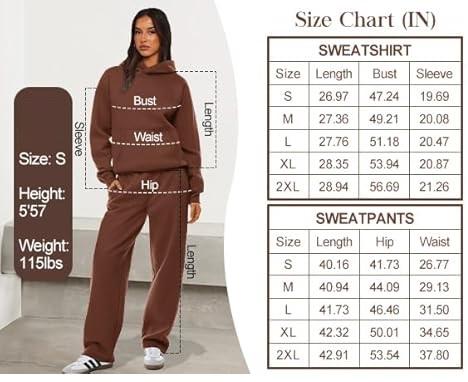 Perfect Comfort | 2 Pcs Minimalist Hoodie | For Stress & Anxiety | Choice of womens Womenswear Overalls Suits Basic