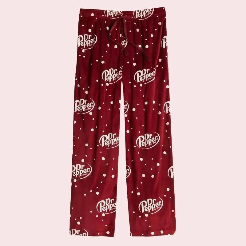 Dr. Pepper Pajama Pants Comfortable and Stylish Sleepwear for Dr. Pepper Fans