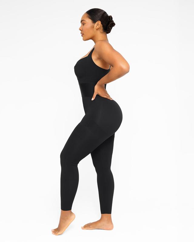 Shapellx AirSlim ElasticFuse Waistband Shaping Jumpsuit Shapewear Comfortable Womenswear Simple Outfit Sales