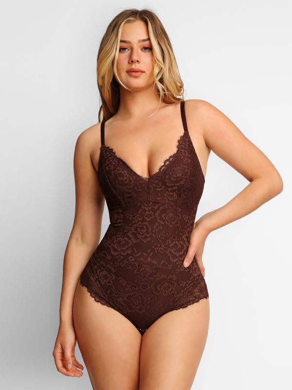 Popilush Full Lace Shapewear Bodysuit Celebrity Live