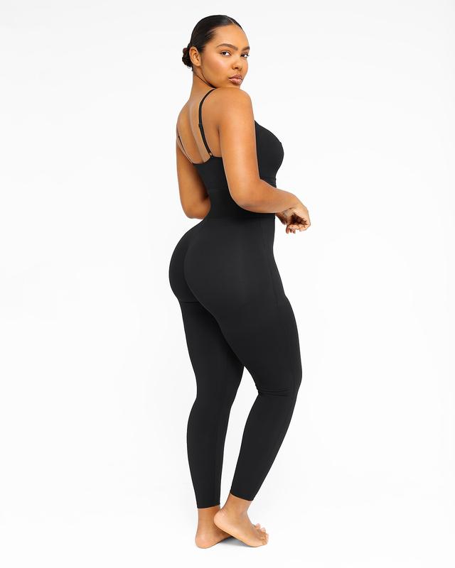 Shapellx AirSlim ElasticFuse Waistband Shaping Jumpsuit Shapewear Comfortable Womenswear Simple Outfit Sales