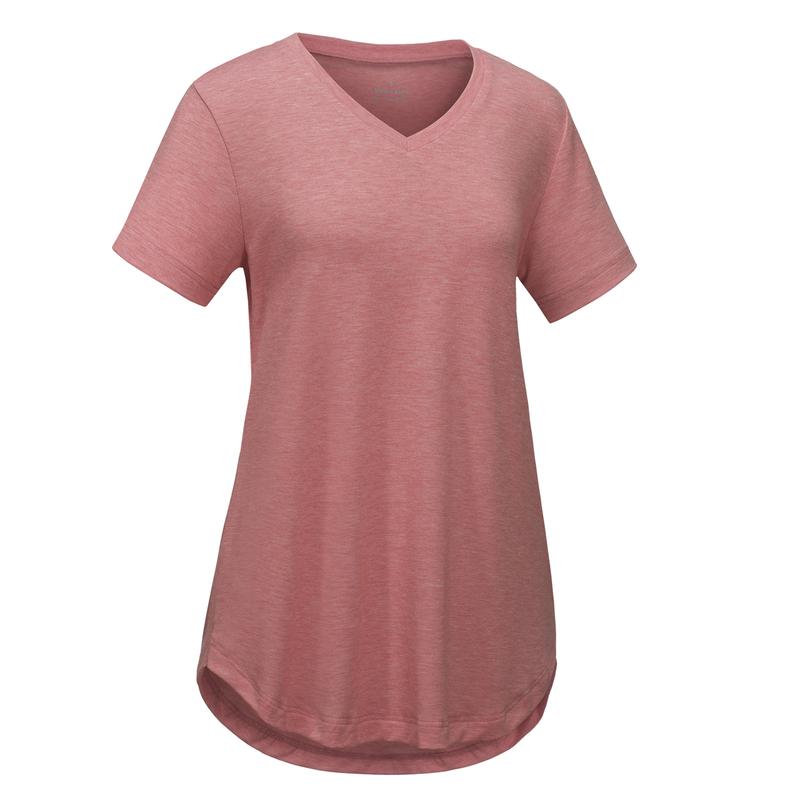 VILIGO Casual V-Neck Plain Tees - Set of 4, Various Color Combinations  Comfort Womenswear