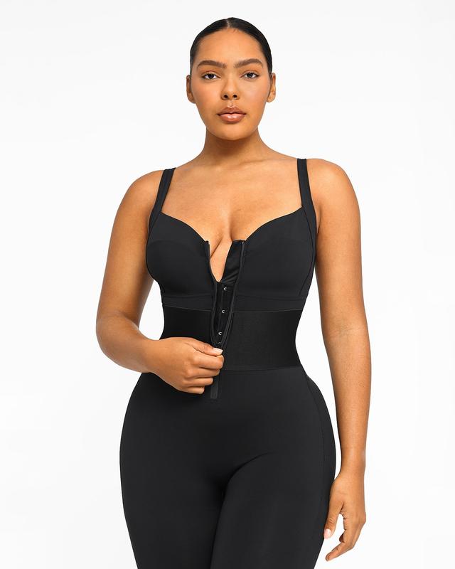 Shapellx AirSlim ElasticFuse Waistband Shaping Jumpsuit Shapewear Comfortable Womenswear Simple Outfit Sales