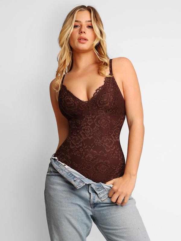 Popilush Full Lace Shapewear Bodysuit Celebrity Live