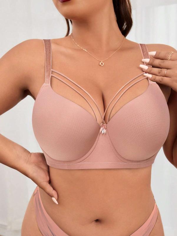 Plus Solid Underwire Bra