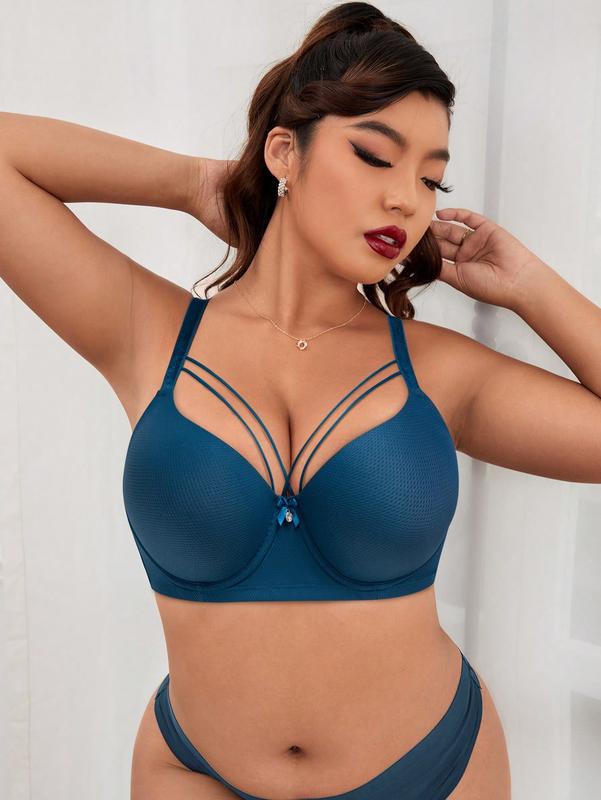 Plus Solid Underwire Bra