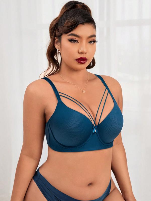 Plus Solid Underwire Bra