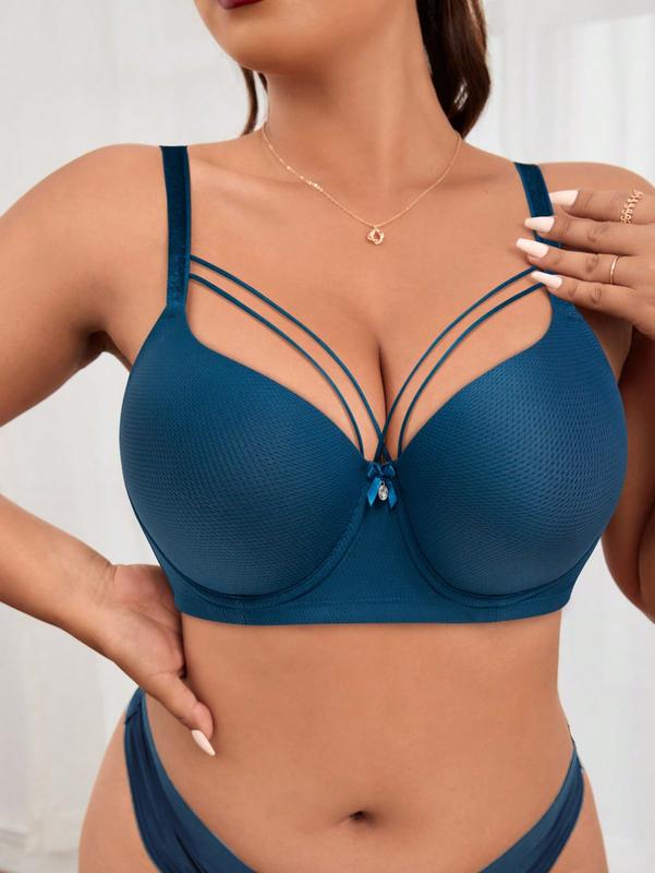 Plus Solid Underwire Bra