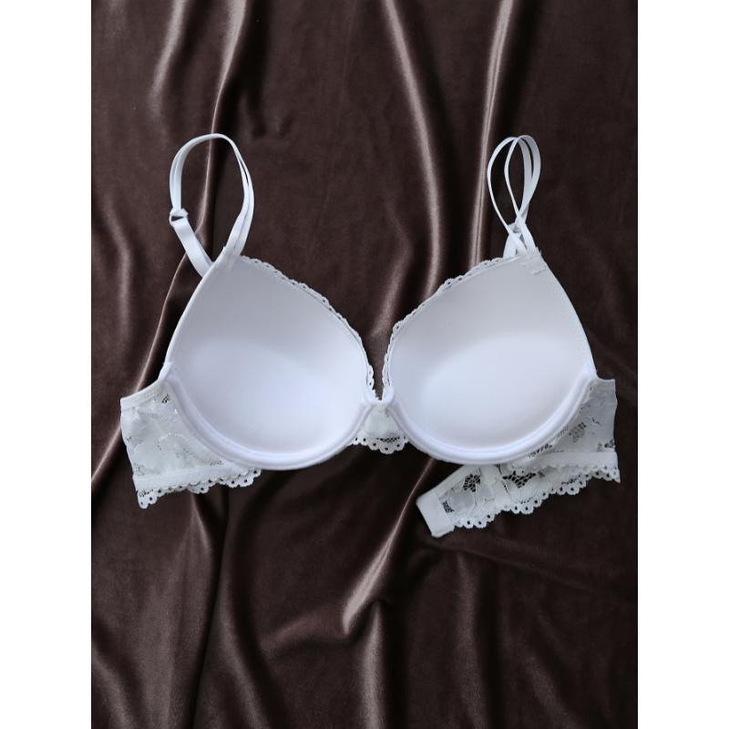 lace bra - Lace Padded Push-up Bra - Moisture-Wicking, Underwire, Adjustable Straps - Collegiate Style, Everyday Wear - Women - For Enhanced Support, Comfort, and a Confident Look - Confidence in Every Curve