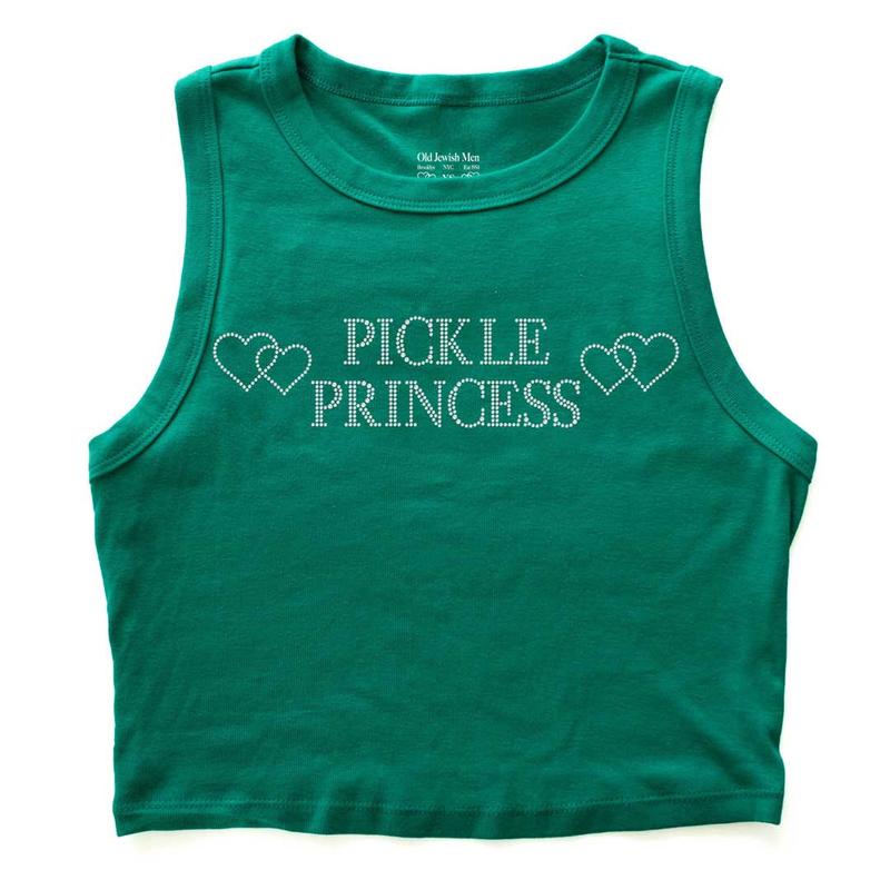 PICKLE PRINCESS CROP TANK