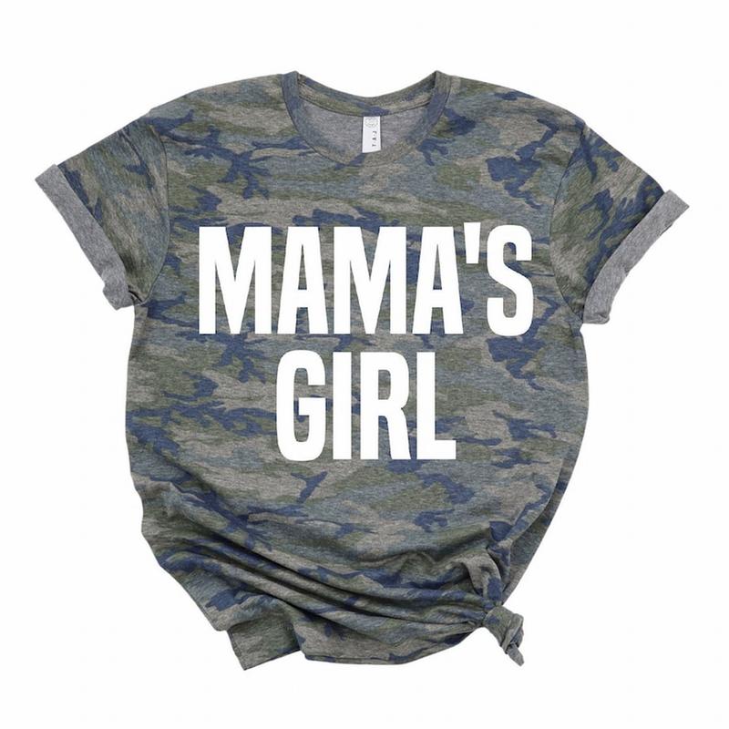 Mamas Boy Mommy and Me Outfits Mothers Day Gift for Mom Gift from Son Camo Tee Mom and Son Matching Shirts