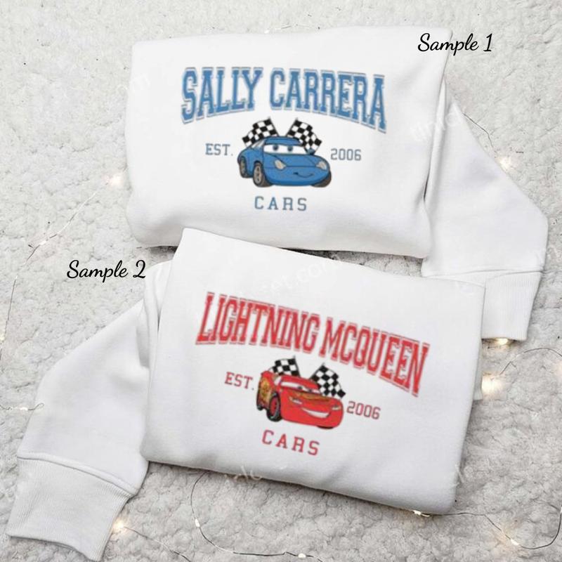 Mcqueen and Sally Sweatshirt, Cars Mcqueen x Sally , Couple SweatShirt, Trending Crewneck, Couple T-Shirt, Valentines Shirt