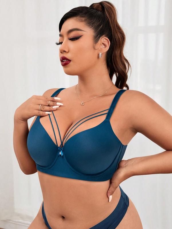 Plus Solid Underwire Bra