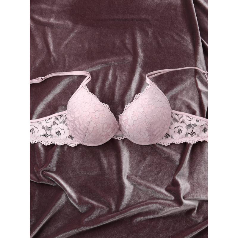 lace bra - Lace Padded Push-up Bra - Moisture-Wicking, Underwire, Adjustable Straps - Collegiate Style, Everyday Wear - Women - For Enhanced Support, Comfort, and a Confident Look - Confidence in Every Curve