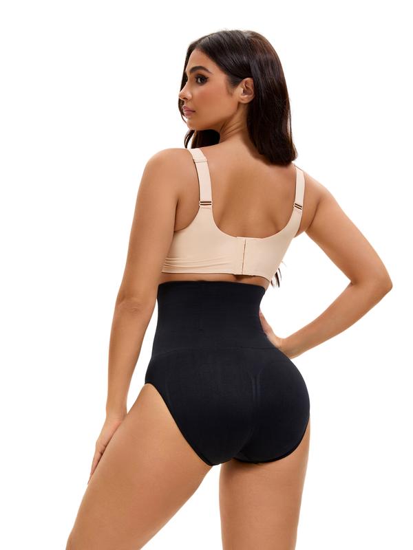 GQF Sculpt High Waist Body Contour Shapewear Briefs 4373-Link A – Comfortable Seamless Belly-Control Butt Lift Breathable Shorts Body Shapewear, Comfy Minimalist Womenswear Panties for Daily Wear, Ladies Shapewear Bottoms