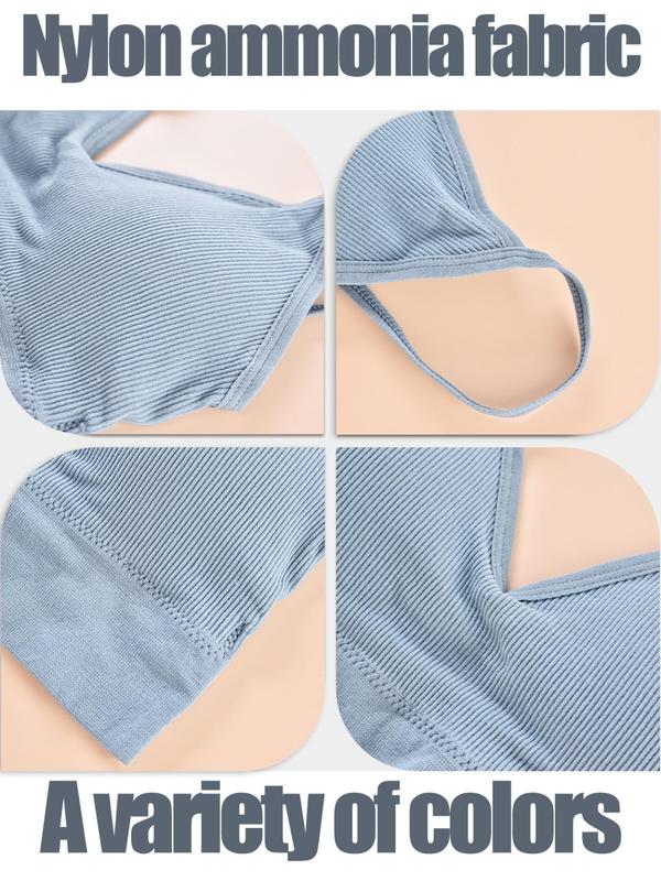 Women's Removable Chest Pad Bra, Push Up Bra, Soft Comfy Breathable Lingerie Top for Daily Wear, Ladies Lingerie for All Seasons Daily Wear, Womenswear Underwear