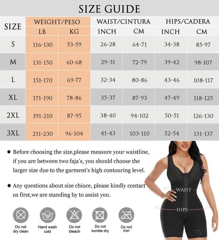 Fajas Colombianas Shapewear for Women Tummy Control Full Shapewear Butt Lifter with Zipper Crotch