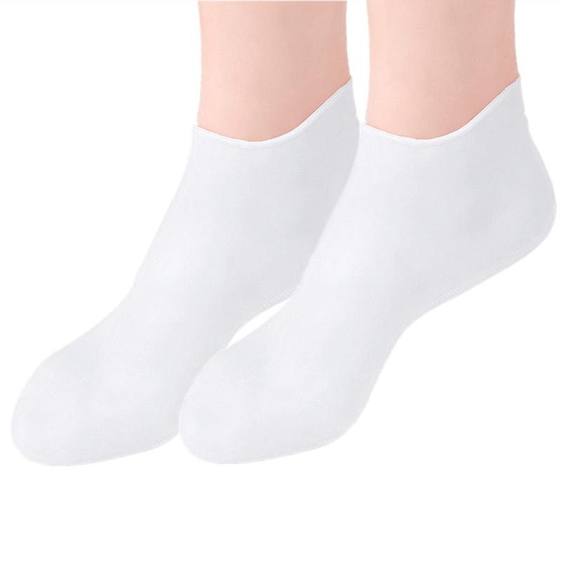 1 Pair Silicone Socks, Moisturizing Socks, Anti-slip Anti-cracking Foot Protector Socks, Foot Care Accessories, Foot Protector