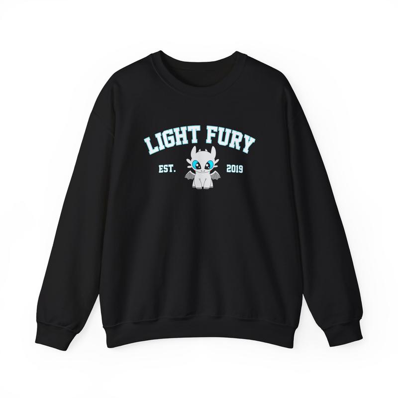 Toothless and Light Fury Shirt, Dragon's Couple Sweatshirt, Valentine Couple Hoodie