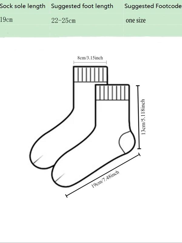 Women's Colorblock & Floral Jacquard Crew Socks, Vintage Fashion Casual Comfy Socks for Daily Wear, Women Socks for Fall & Winter, Fall Wear, Fallfreshness