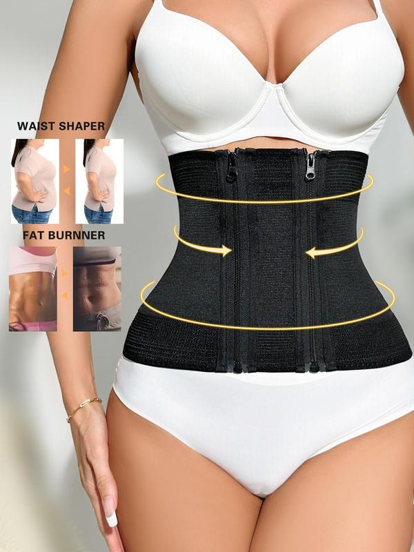 Women's Zipper Waist Trainer, Tummy Control Shaper, High Stretch Waist Cincher, Shaper for Women, Women Shapewear