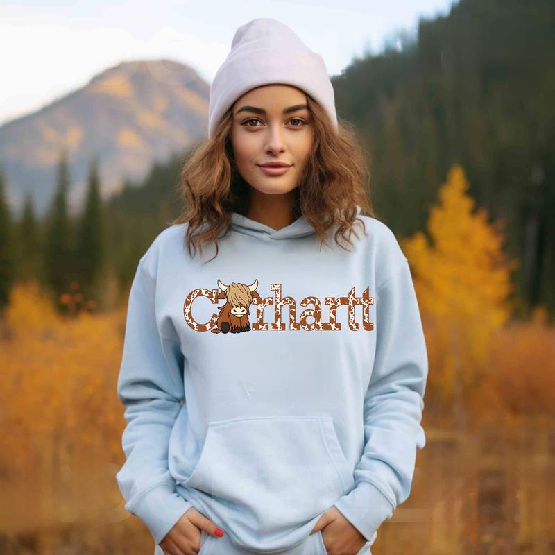 Cute Highland Cow Hoodie, Cute Cow Hoodie, Hoodie Highland Women