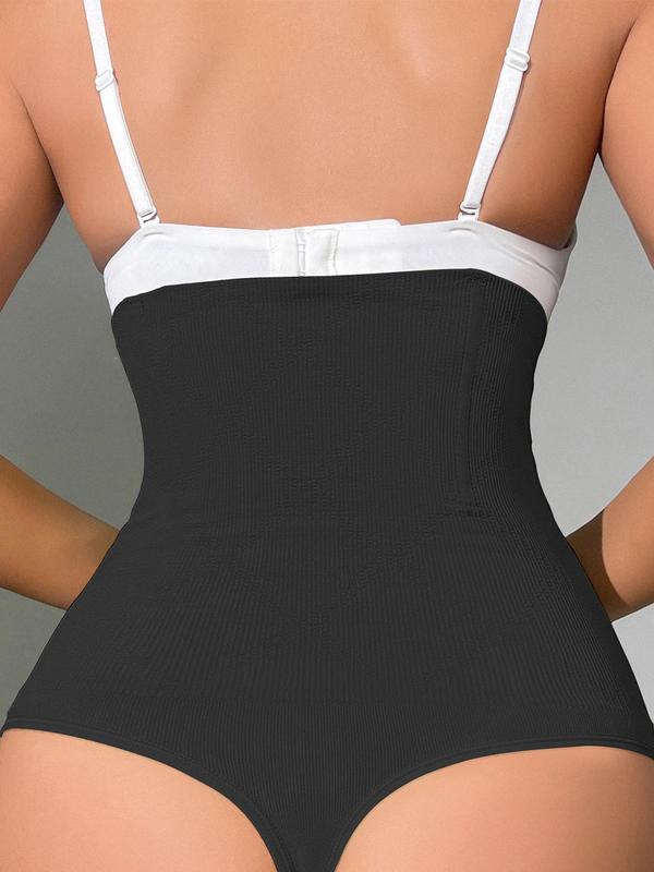 Women's Plain High Waist Shapewear Shorts, Fall Wear, Fallfreshness Casual Tummy Control Shapewear Panty, Summer Wear 2024, Back To School Underwear, Lady Shapewear Bottoms for All Seasons