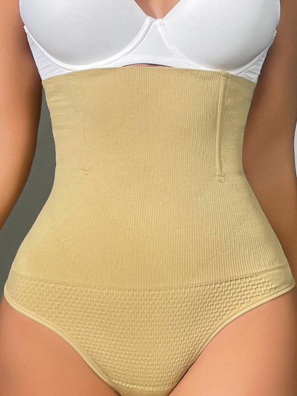 Women's Plain High Waist Shapewear Shorts, Fall Wear, Fallfreshness Casual Tummy Control Shapewear Panty, Summer Wear 2024, Back To School Underwear, Lady Shapewear Bottoms for All Seasons