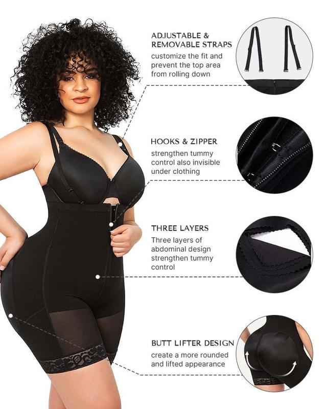 Shapellx AirSlim Firm Tummy Control Shapewear With Butt Lifter Sales