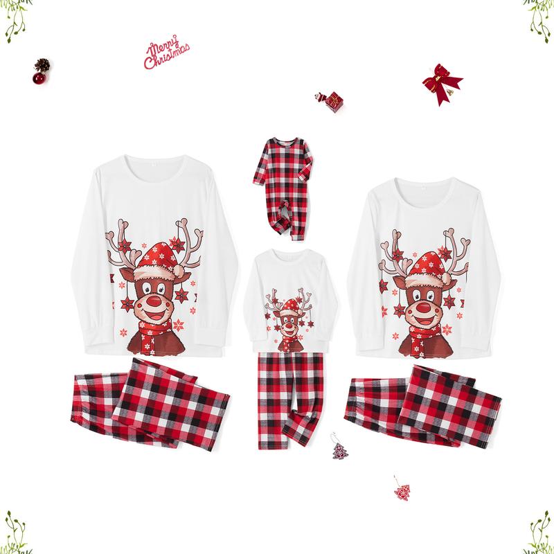 Family Christmas Pjs Matching Sets Baby Christmas Matching Jammies for Adults and Kids Holiday Xmas Sleepwear Set