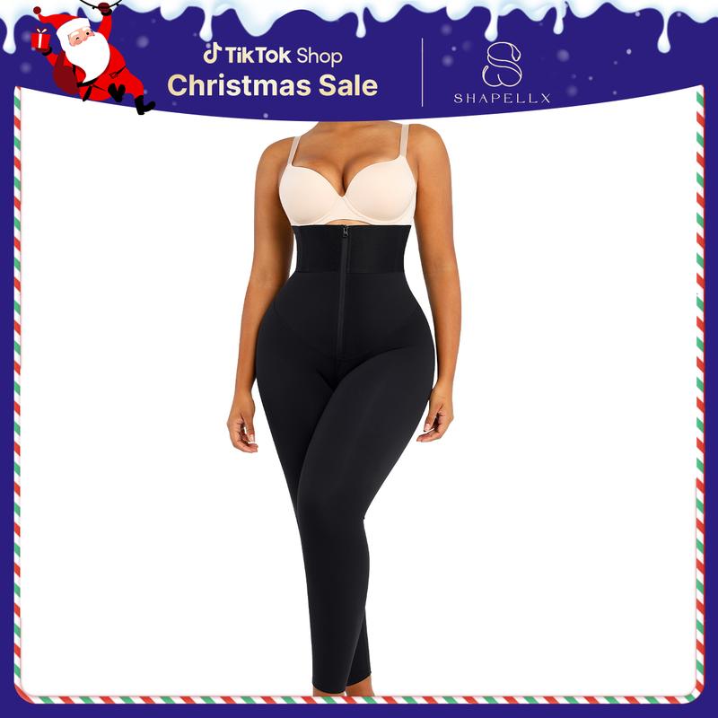 Shapellx AirSlim ElasticFuse Waistband Shaping Leggings Christmas