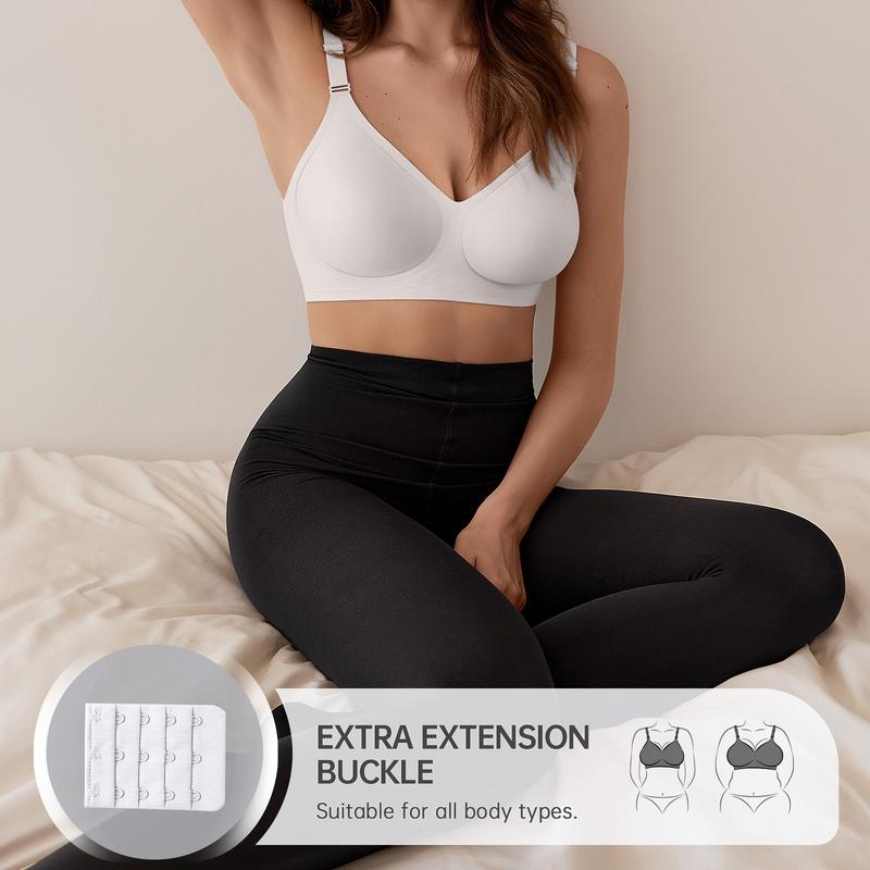 OEAK Seamless Women's Bra with Soft Support  Wireless and Full Coverage Available in Regular and Plus Sizes