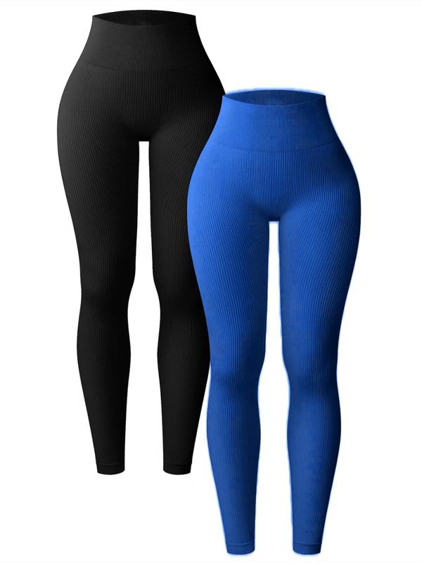 Women's Solid High Waist Shapewear Leggings, Casual Comfy Breathable Seamless Shaper Pants for Daily Wear, Ladies Shapewear Bottoms for All Seasons