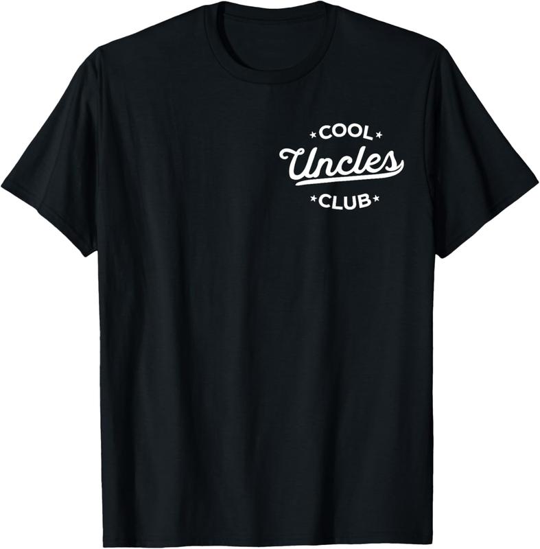 100% Cotton Cool Uncles Club Best Uncle Ever Funny Pocket Fathers Day T-Shirt